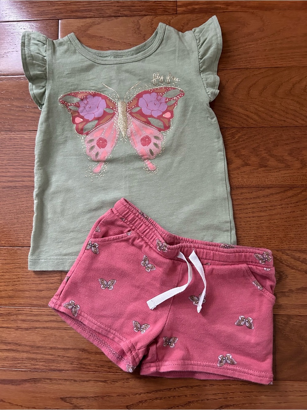 Carter’s Butterfly Tee & Shorts Set
